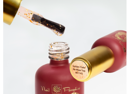 Top Coat - Golden Flake no wipe 10ml